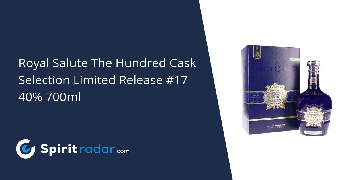 Royal Salute The Hundred Cask Selection Limited Release #17 40