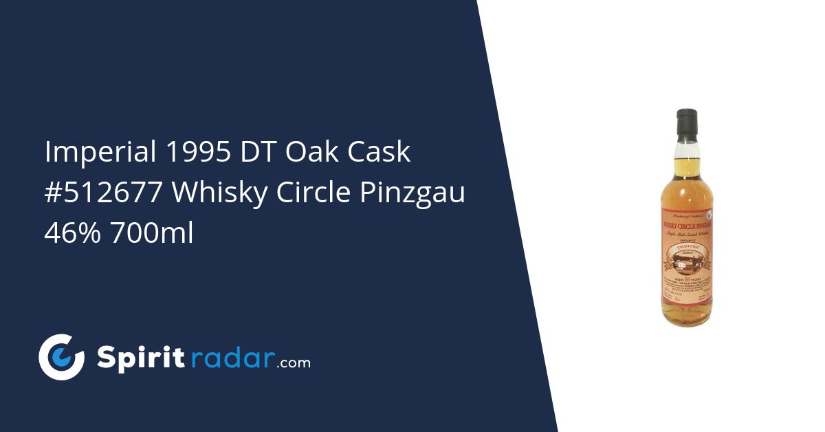 Imperial 1995 DT Oak Cask #512677 Whisky Circle Pinzgau 46% 700ml ...