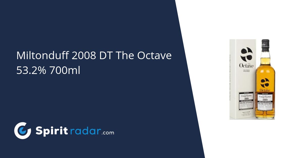Miltonduff 2008 DT The Octave #8315993 53.2% 700ml - Spirit