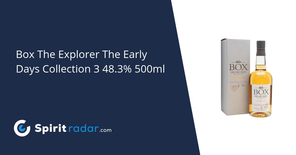 Box The Explorer The Early Days Collection 3 48.3% 500ml - Spirit Radar