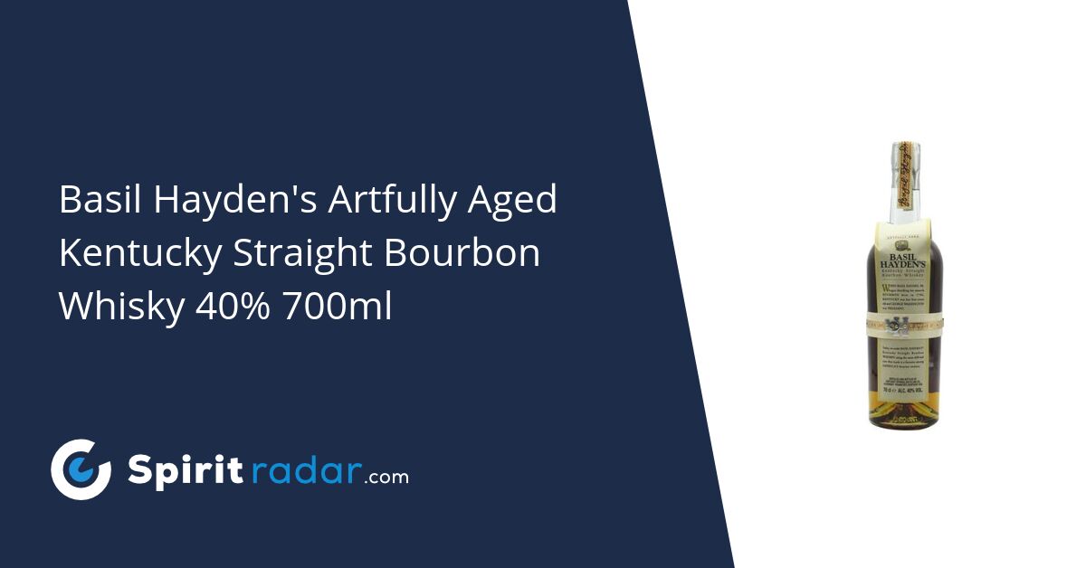 Basil Hayden's Artfully Aged Kentucky Straight Bourbon Whisky 40 700ml