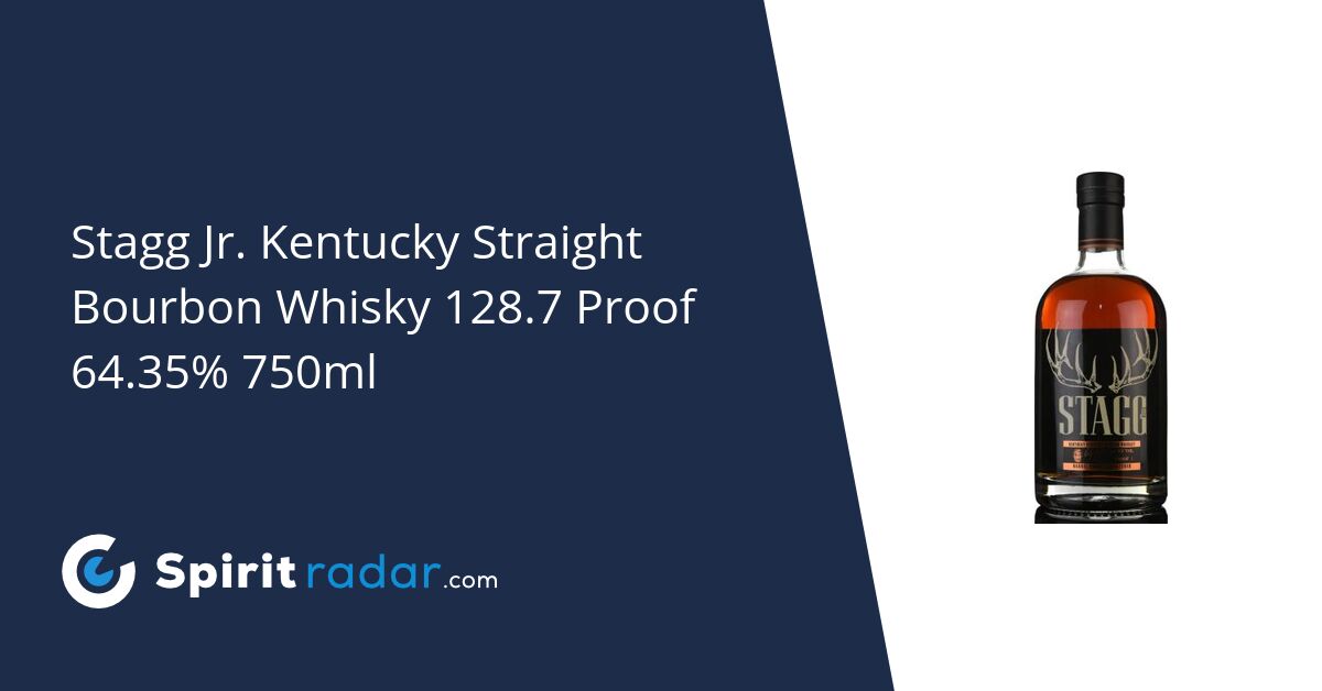 Stagg Jr. Kentucky Straight Bourbon Whisky 128.7 Proof 64.35 
