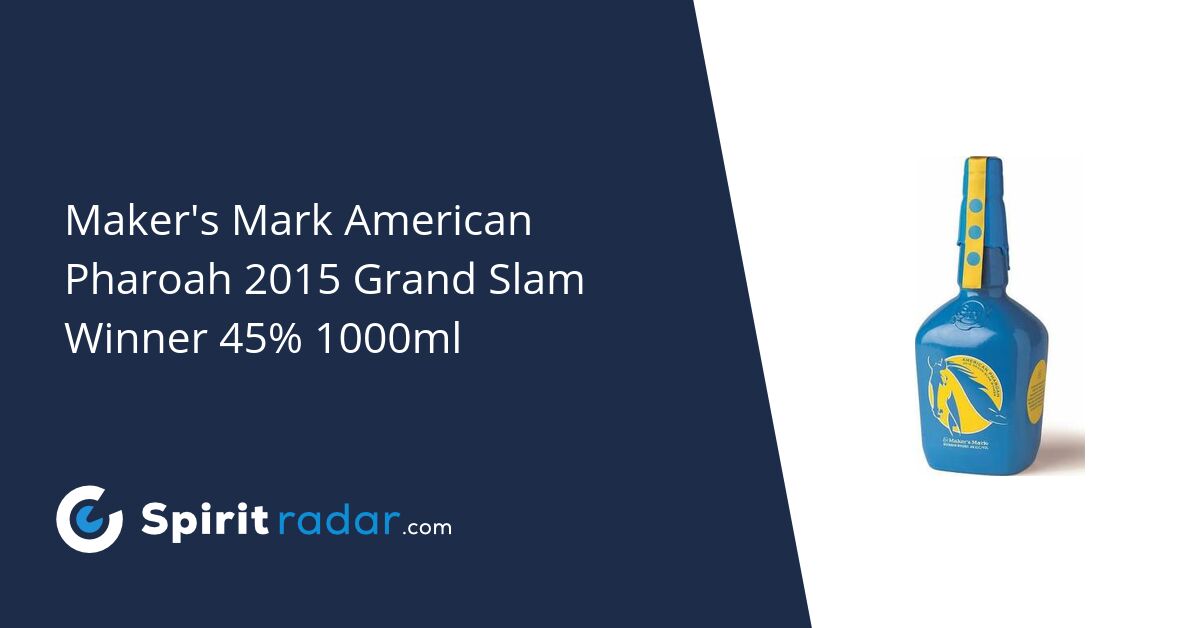 Maker's Mark American Pharoah 2015 Grand Slam Winner 45 1000ml