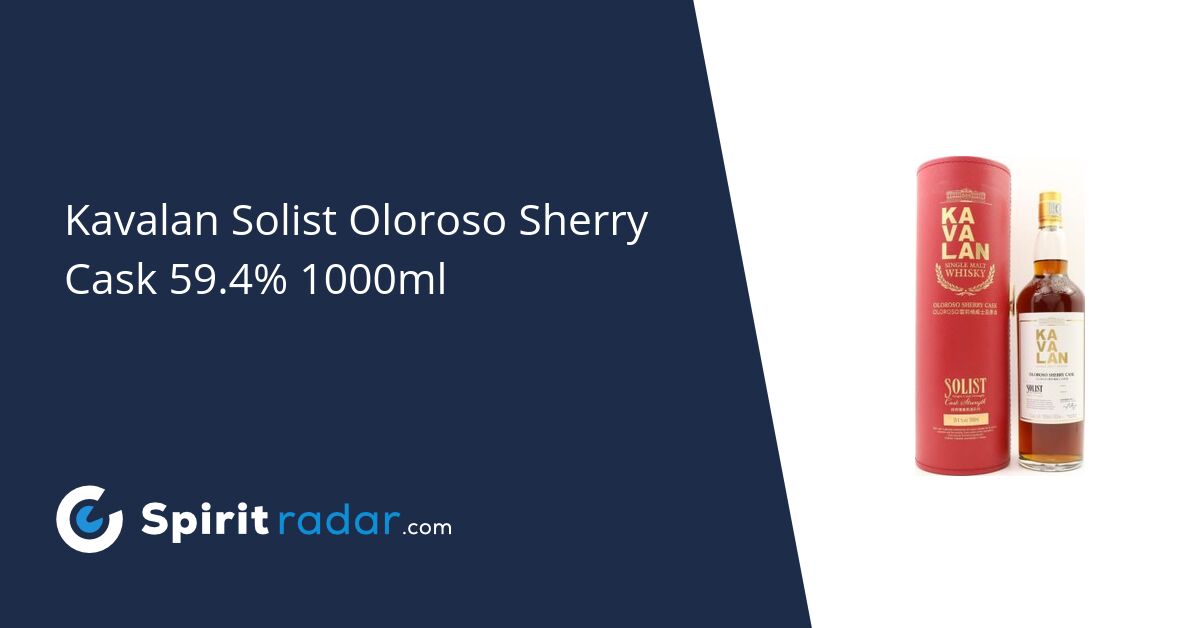 Kavalan Solist Oloroso Sherry Cask S140226045A 59.4% 1000ml
