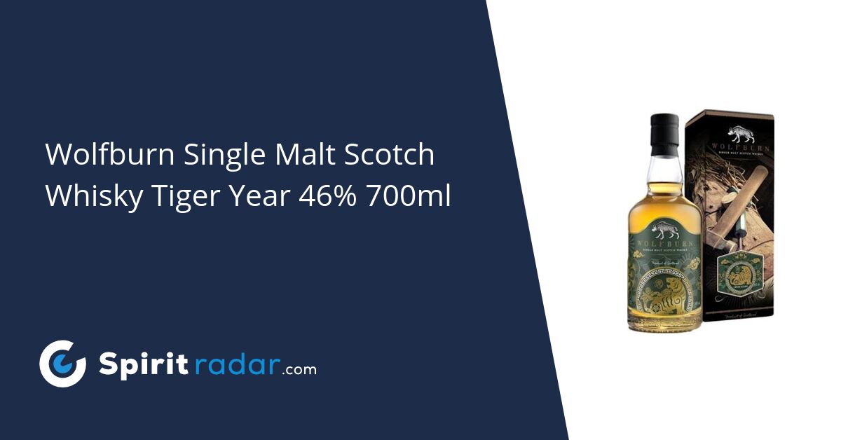 Wolfburn Single Malt Scotch Whisky Tiger Year 46 700ml Spirit Radar
