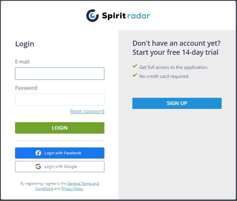 Spiritradar Loginwithfacebook