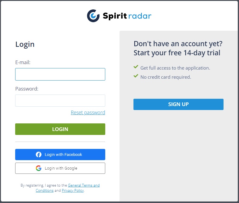 Spiritradar Loginwithfacebook